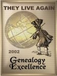 They Live Again Genealogy Excellence Award