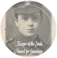 Keeper of the Souls Award for Genealogy