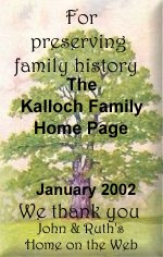 John & Ruth's Family History Award
