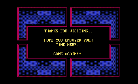Four Winds BBS - Goodbye screen