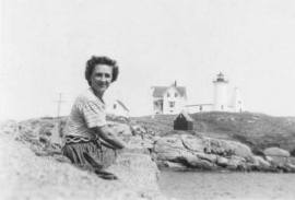 Elaine at Nubble