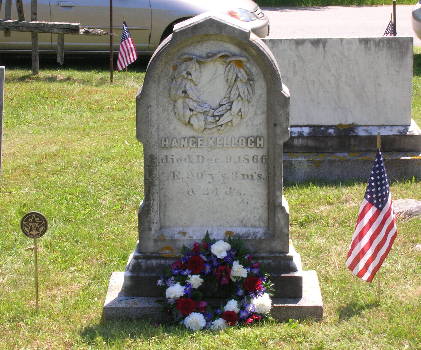 Hanse Kelloch's gravestone 21 June 2008