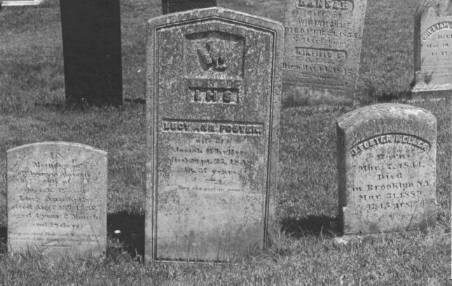 Thomas, Lucy Ann and J. Foster Keller gravestones